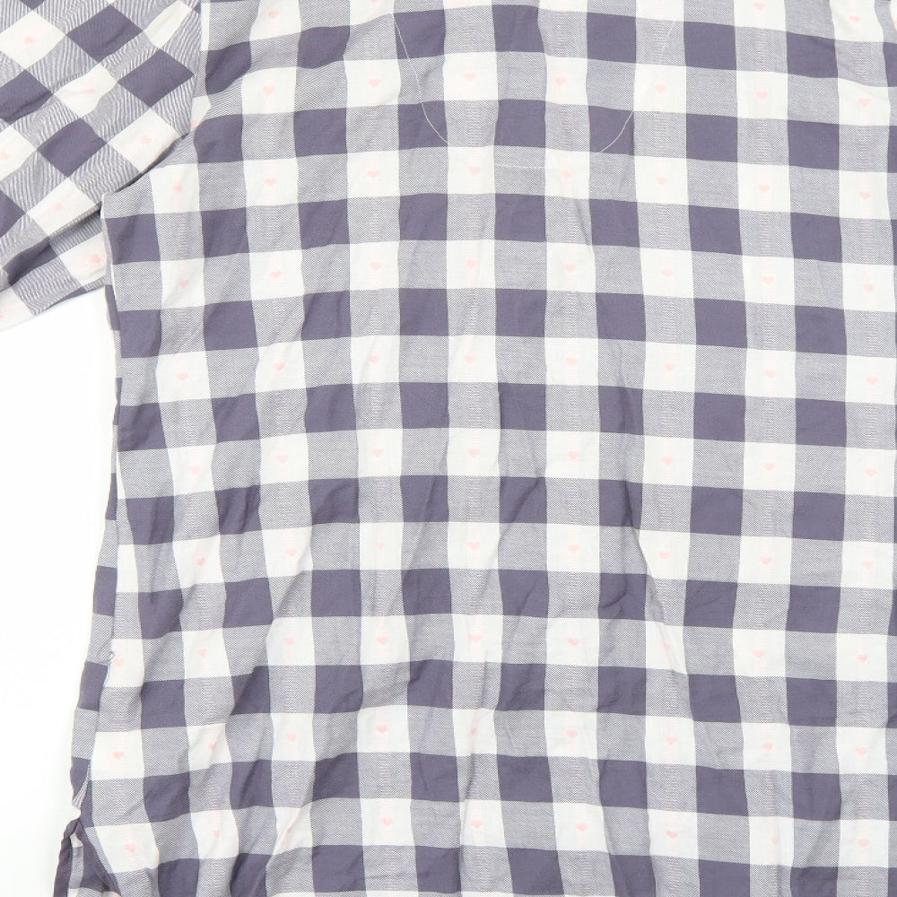 cyber jammies Womens Multicoloured Check  Top Dress Size 12