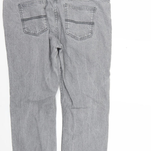 Marks and Spencer Mens Grey   Straight Jeans Size 40 L29 in