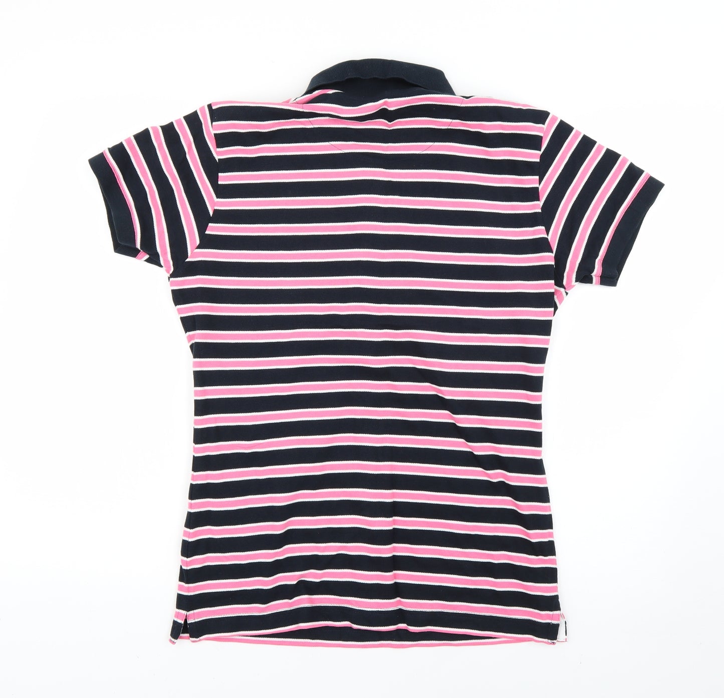 back swing Womens Multicoloured Striped  Basic Polo Size 16