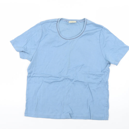 Eastex Womens Blue   Basic T-Shirt Size 16
