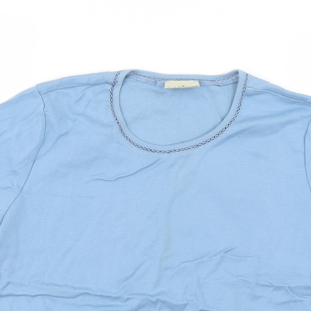 Eastex Womens Blue   Basic T-Shirt Size 16