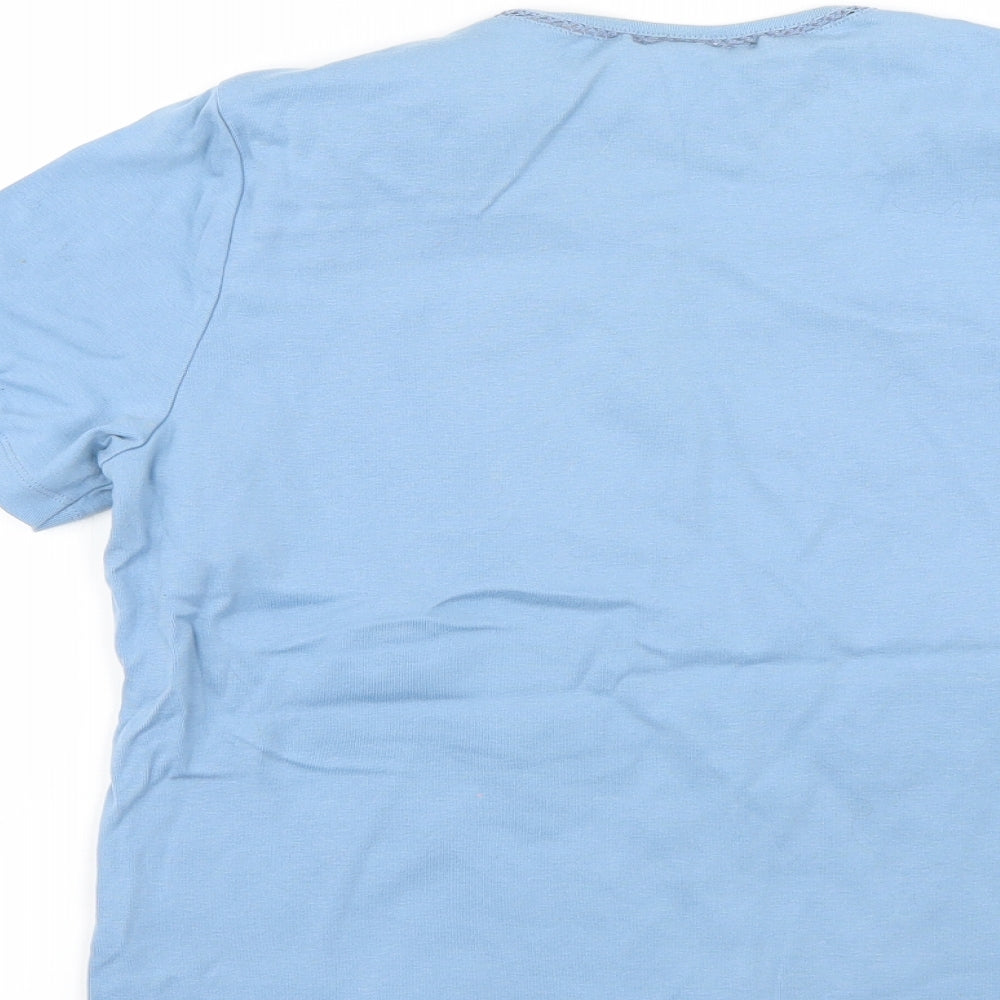 Eastex Womens Blue   Basic T-Shirt Size 16