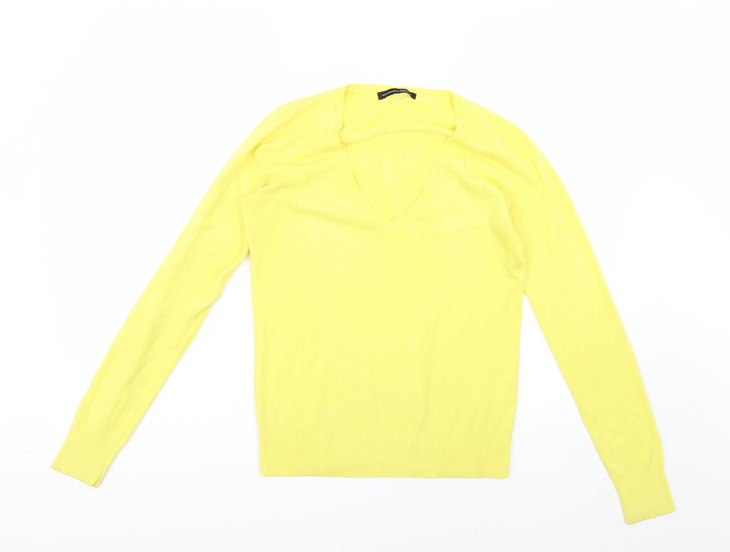 NEXT Womens Yellow   Pullover Jumper Size 8