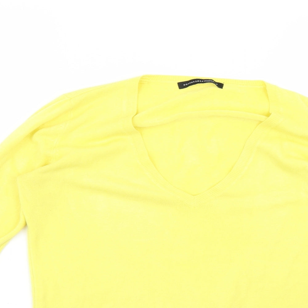 NEXT Womens Yellow   Pullover Jumper Size 8