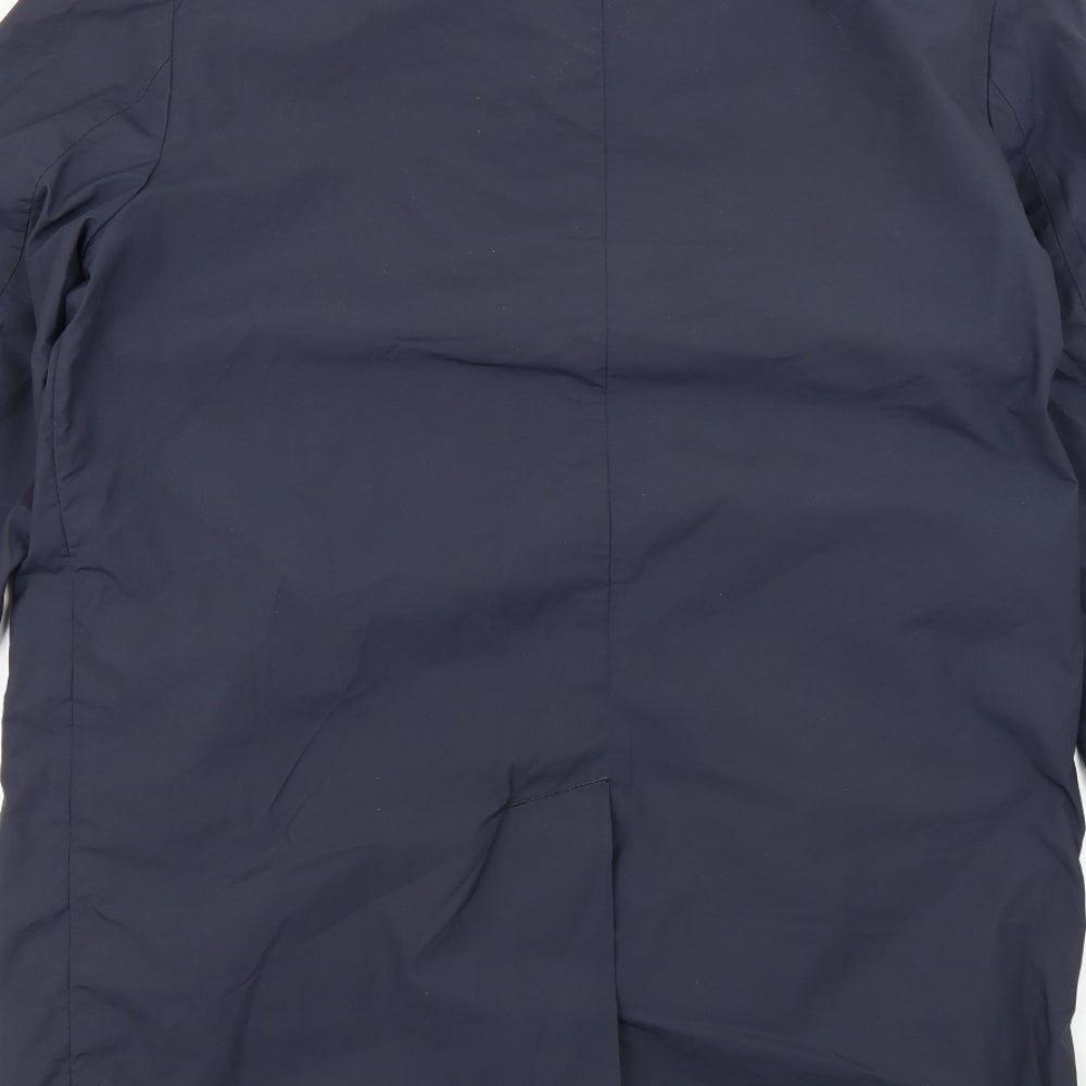 French Connection Mens Blue   Rain Coat Coat Size M