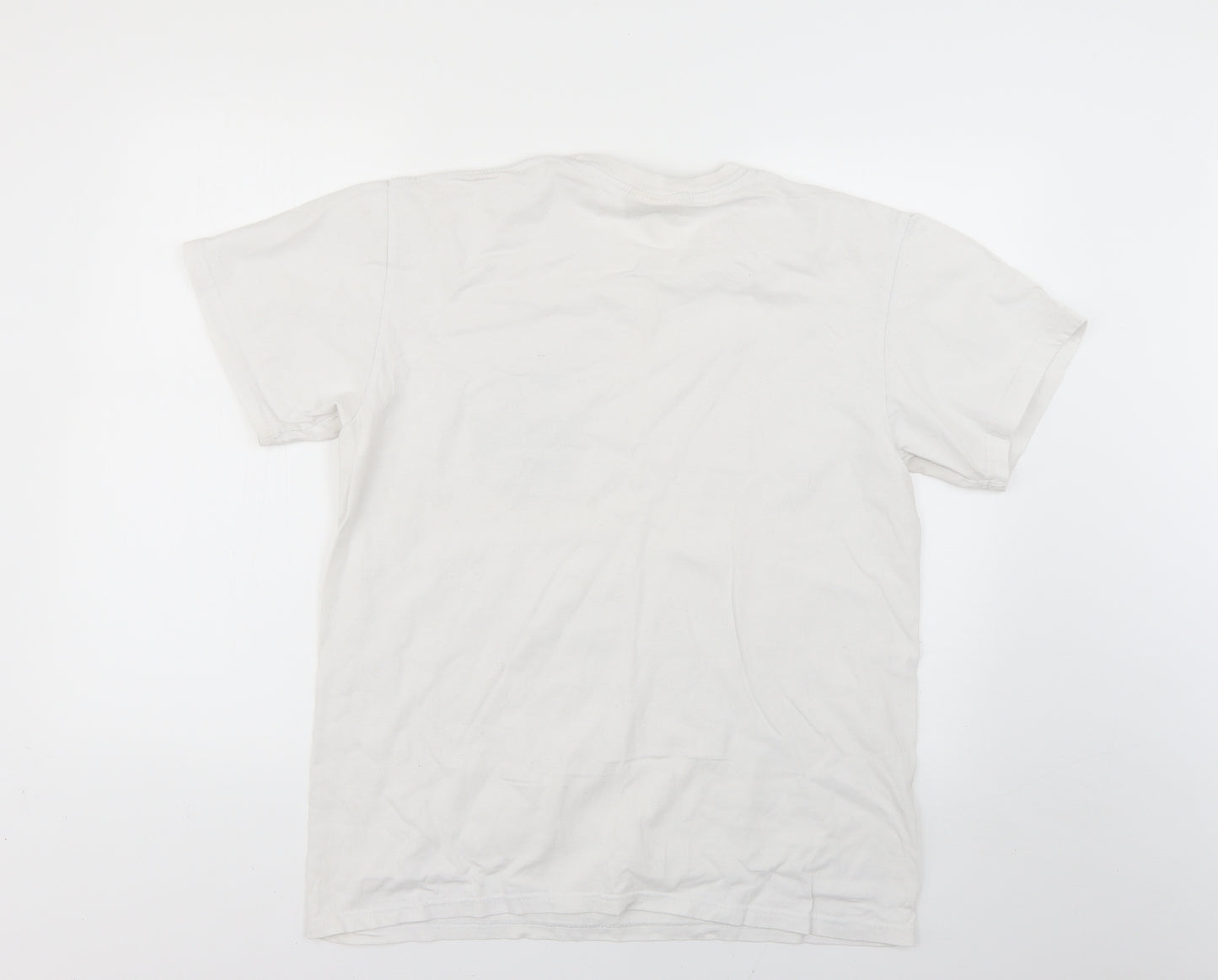 Preworn Mens White    T-Shirt Size 2XL
