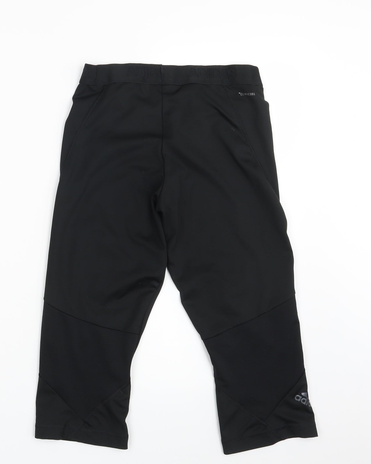 adidas Girls Black   Compression Shorts Size 14-15 Years