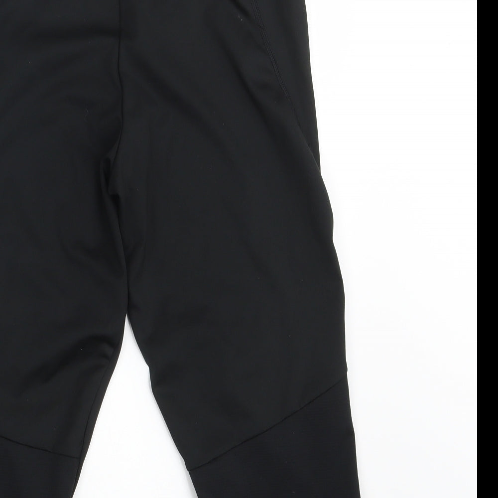 adidas Girls Black   Compression Shorts Size 14-15 Years