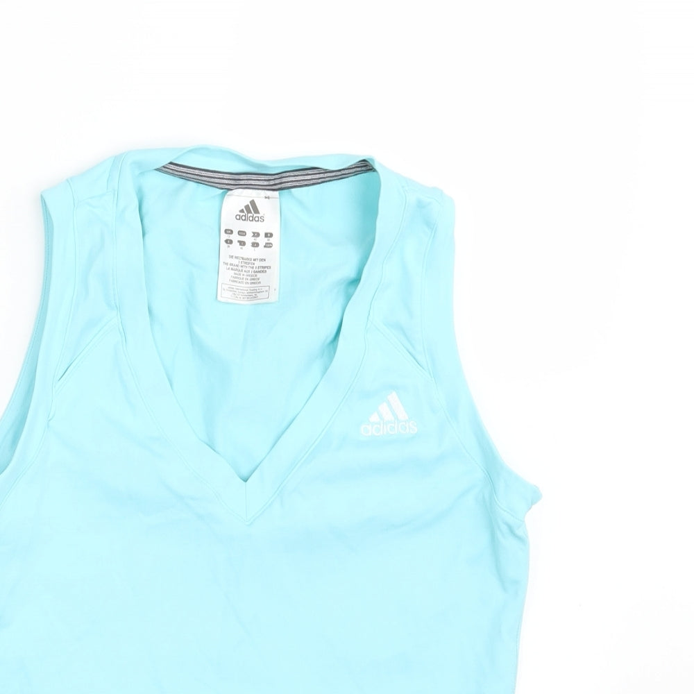 adidas Womens Blue   Basic Tank Size 12