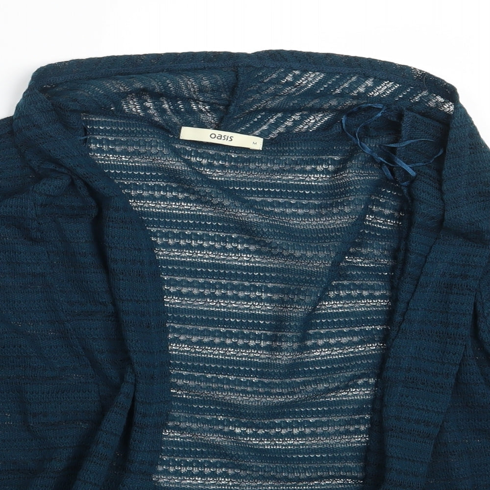 Oasis Womens Green   Cardigan Jumper Size M
