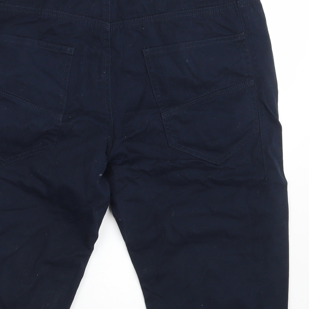 Cedar Wood State Mens Blue  Denim Chino Shorts Size 34 in