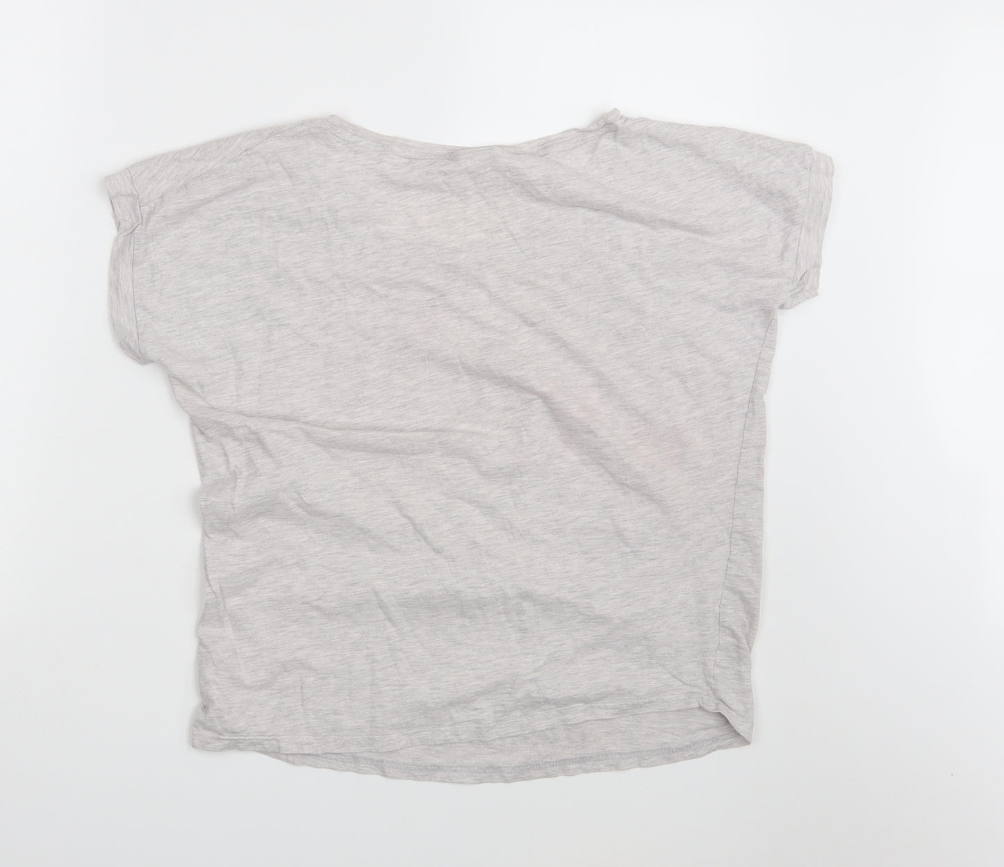 Disney Womens Grey   Basic T-Shirt Size 8