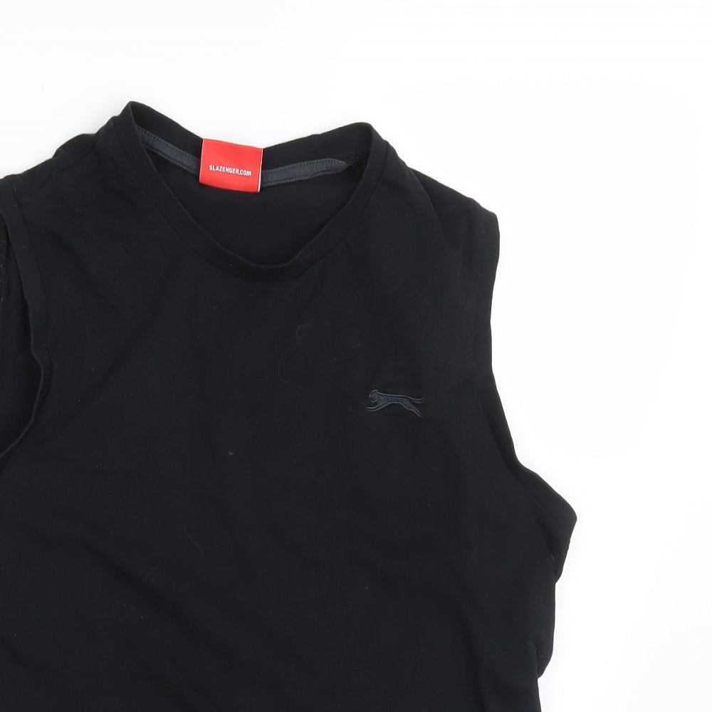 Slazenger Mens Black    T-Shirt Size S