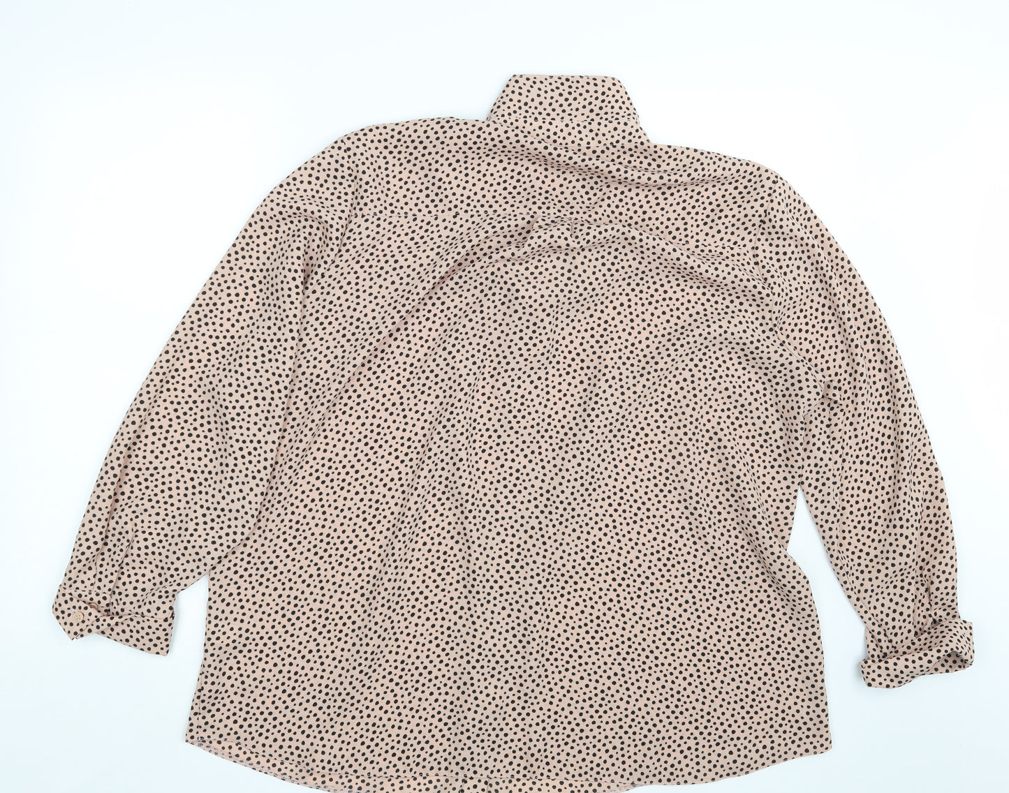 George Womens Pink Polka Dot  Basic Button-Up Size 22