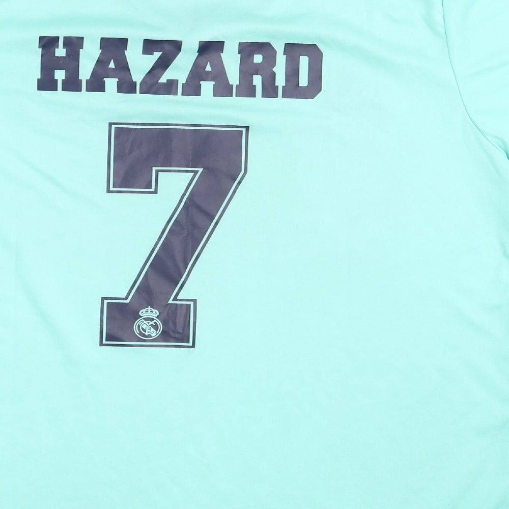 adidas Mens Green   Jersey T-Shirt Size M  - Man City FC- Hazard!