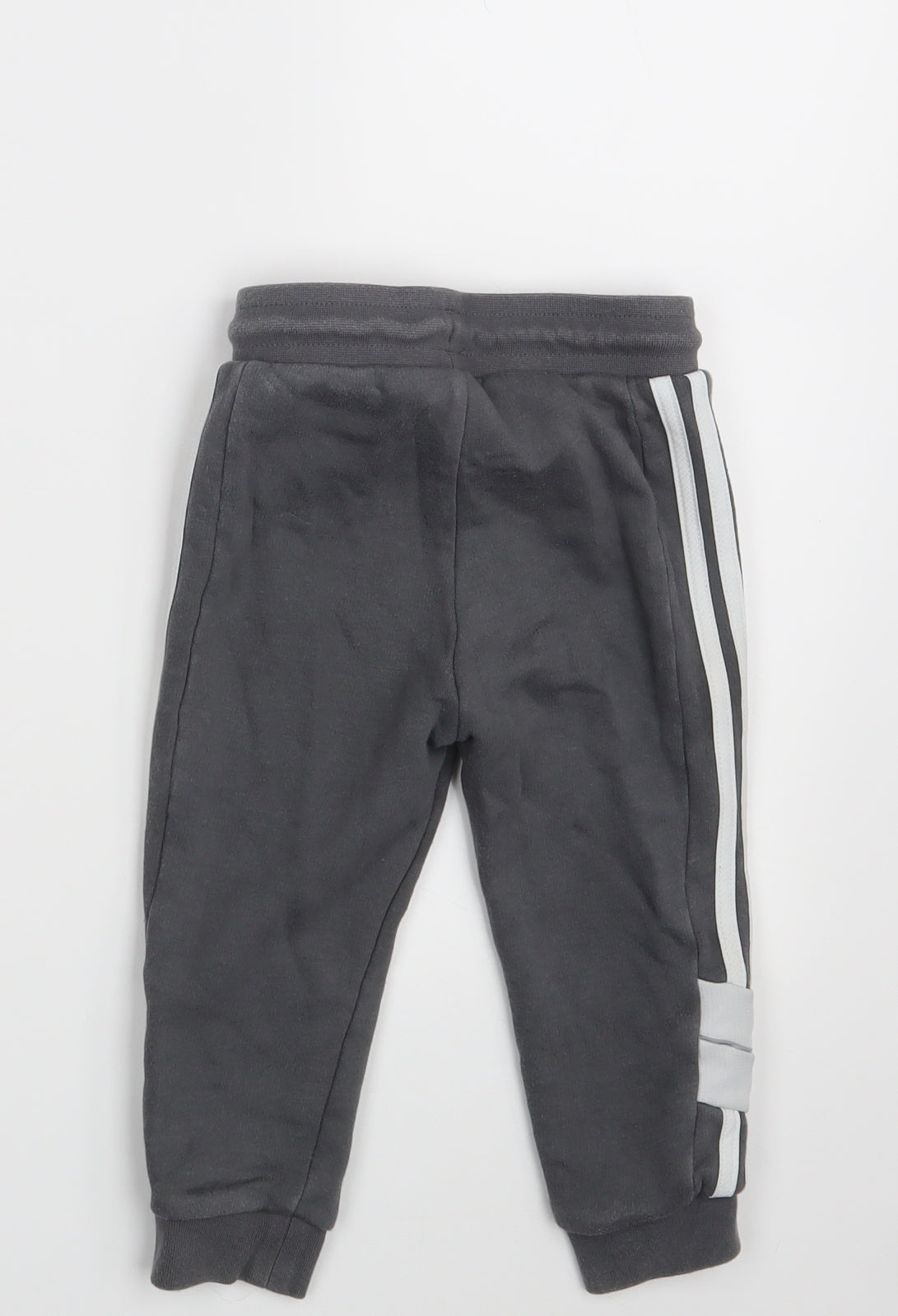adidas Baby Grey   Jogger Leggings Size 12-18 Months  - Waist 18in; Inside  leg 11in