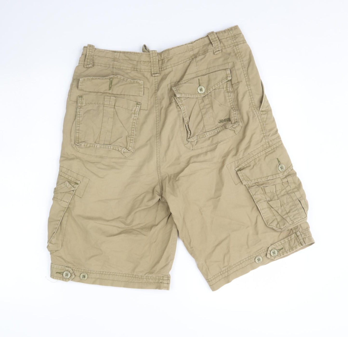 Jeep Mens Beige   Chino Shorts Size 32
