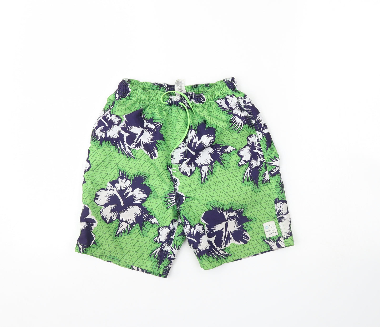 NEXT Boys Green Floral  Bermuda Shorts Size 9 Years - Swimming