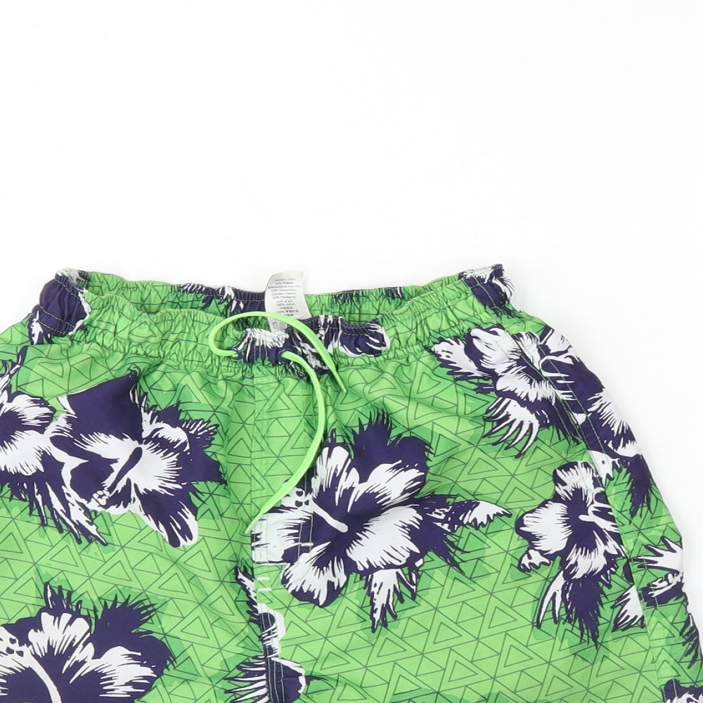 NEXT Boys Green Floral  Bermuda Shorts Size 9 Years - Swimming