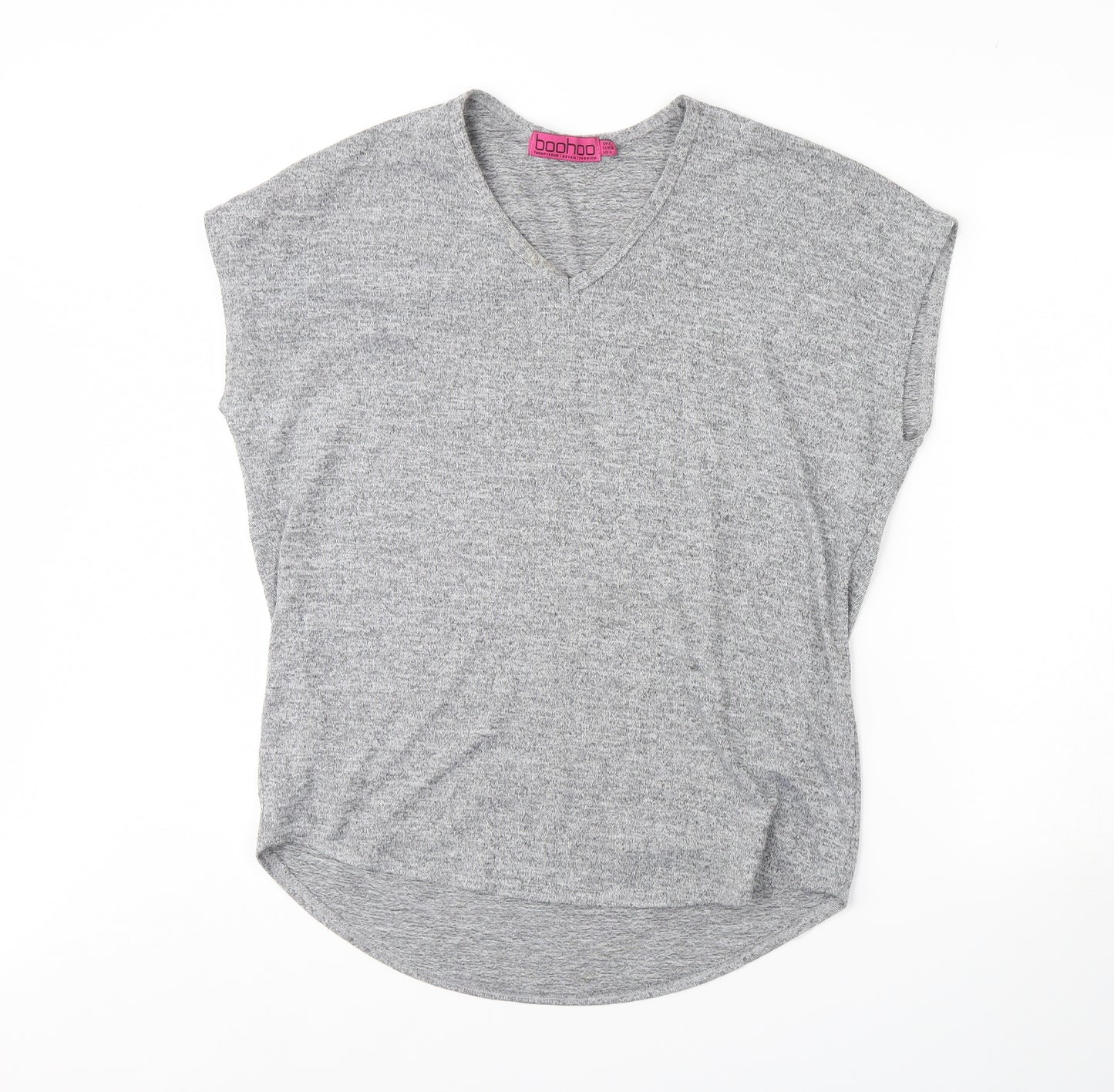 booho Womens Grey   Basic Blouse Size 8