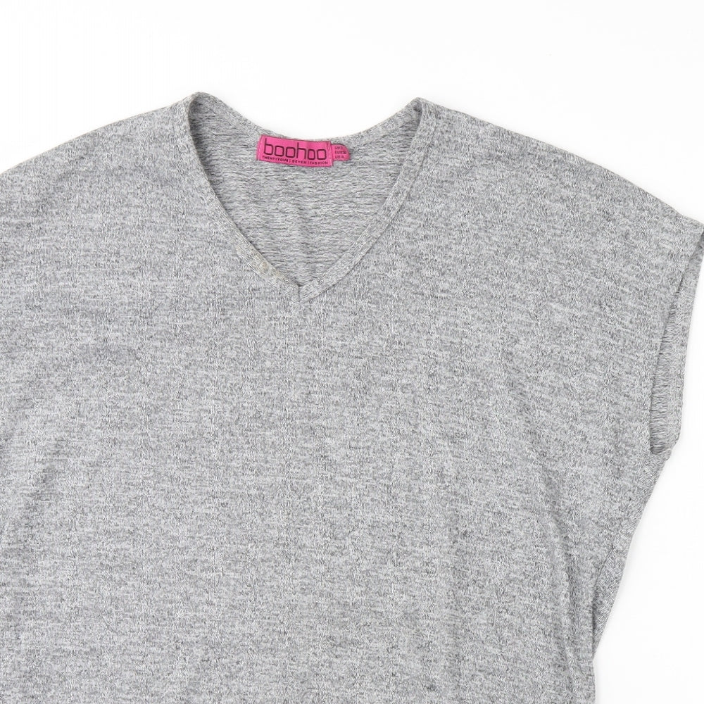 booho Womens Grey   Basic Blouse Size 8