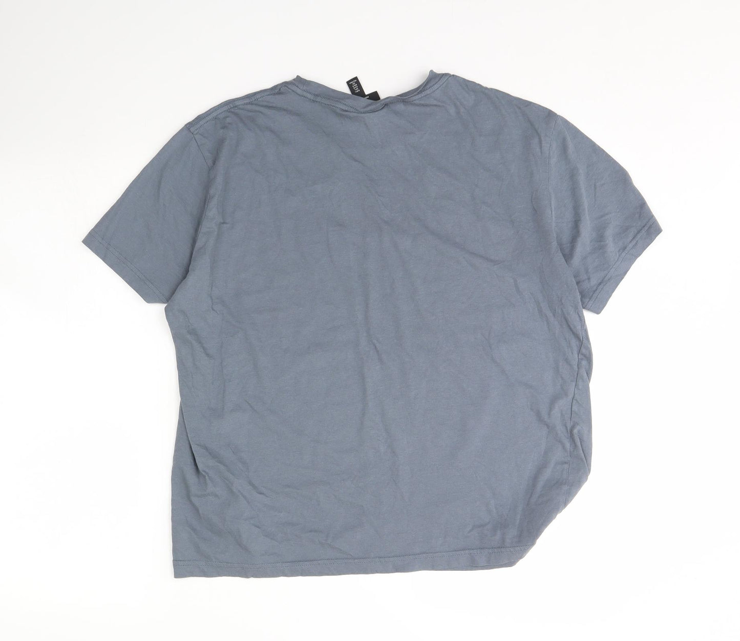 H&M Womens Grey   Basic T-Shirt Size L