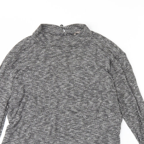 Atmosphere Womens Grey Herringbone  Basic Blouse Size 14
