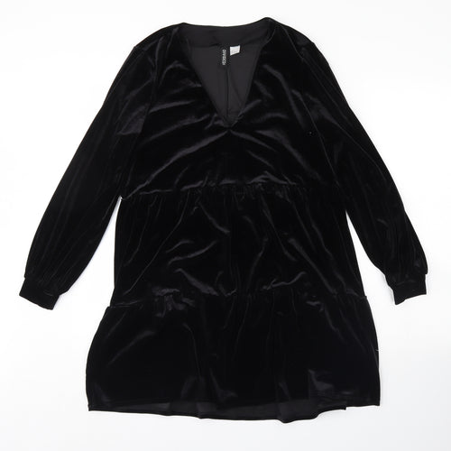 Divided Womens Black  Velour Mini  Size S
