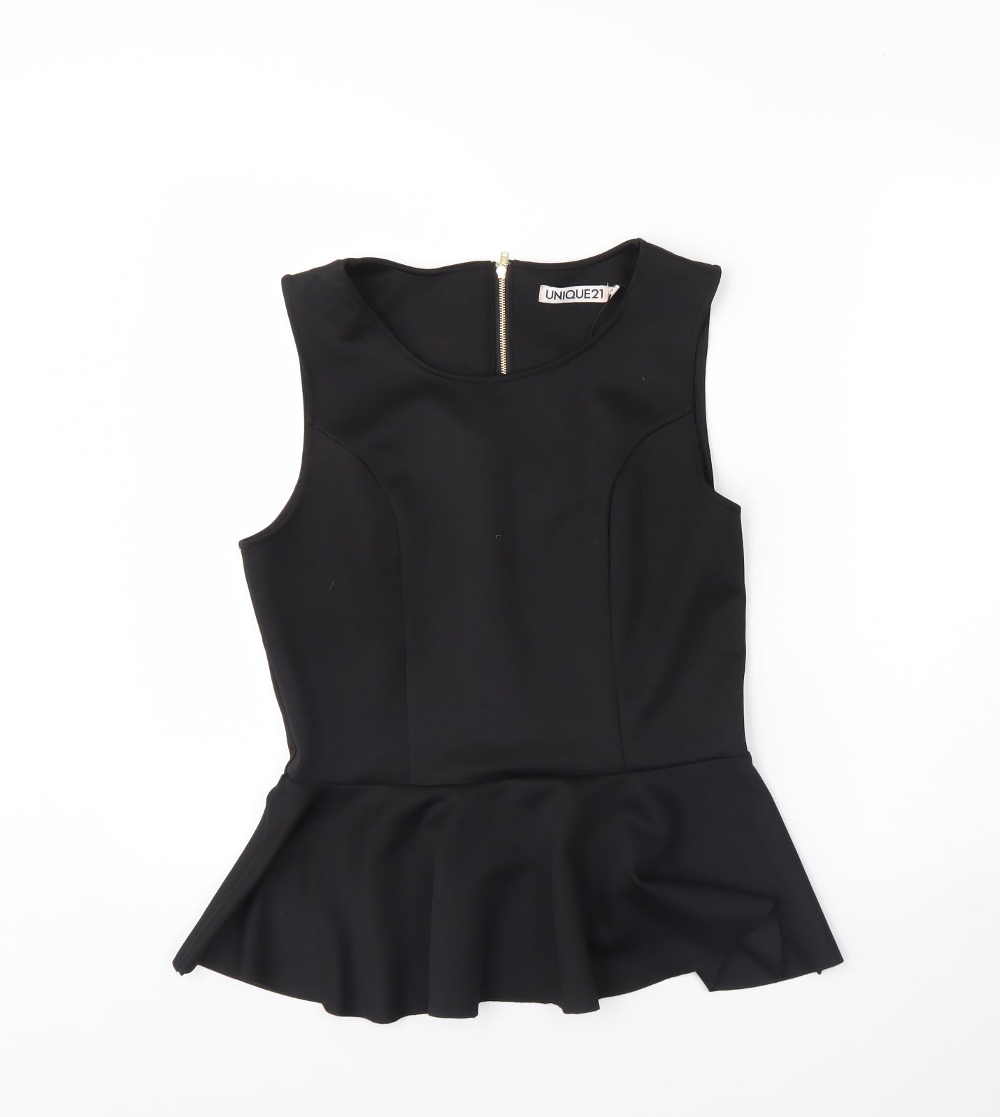 Unique Womens Black   Basic Tank Size 10