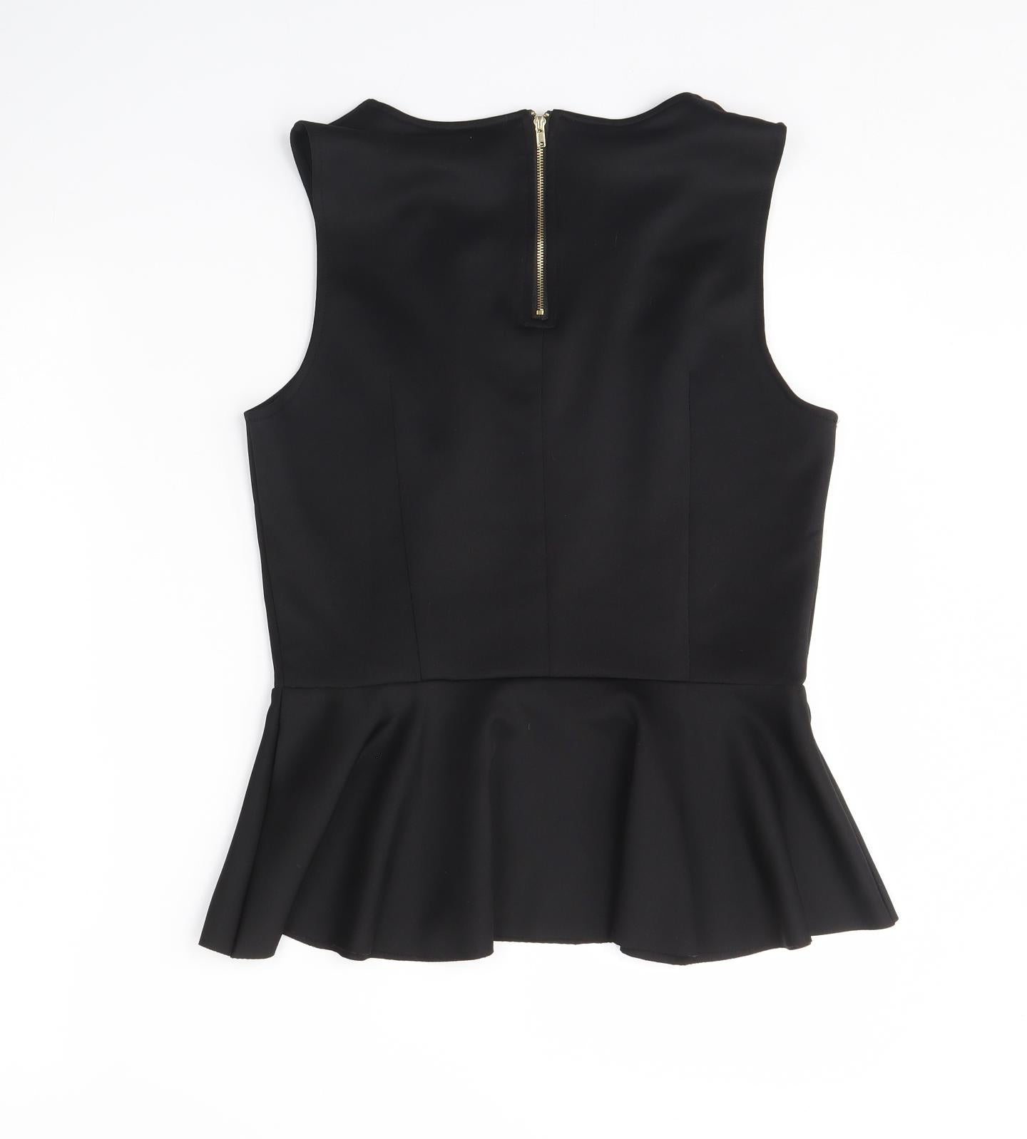 Unique Womens Black   Basic Tank Size 10
