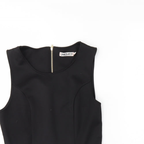 Unique Womens Black   Basic Tank Size 10