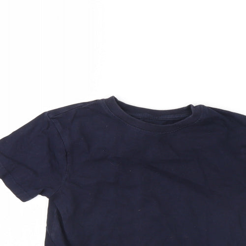 F&F Boys Blue   Basic T-Shirt Size 7 Years