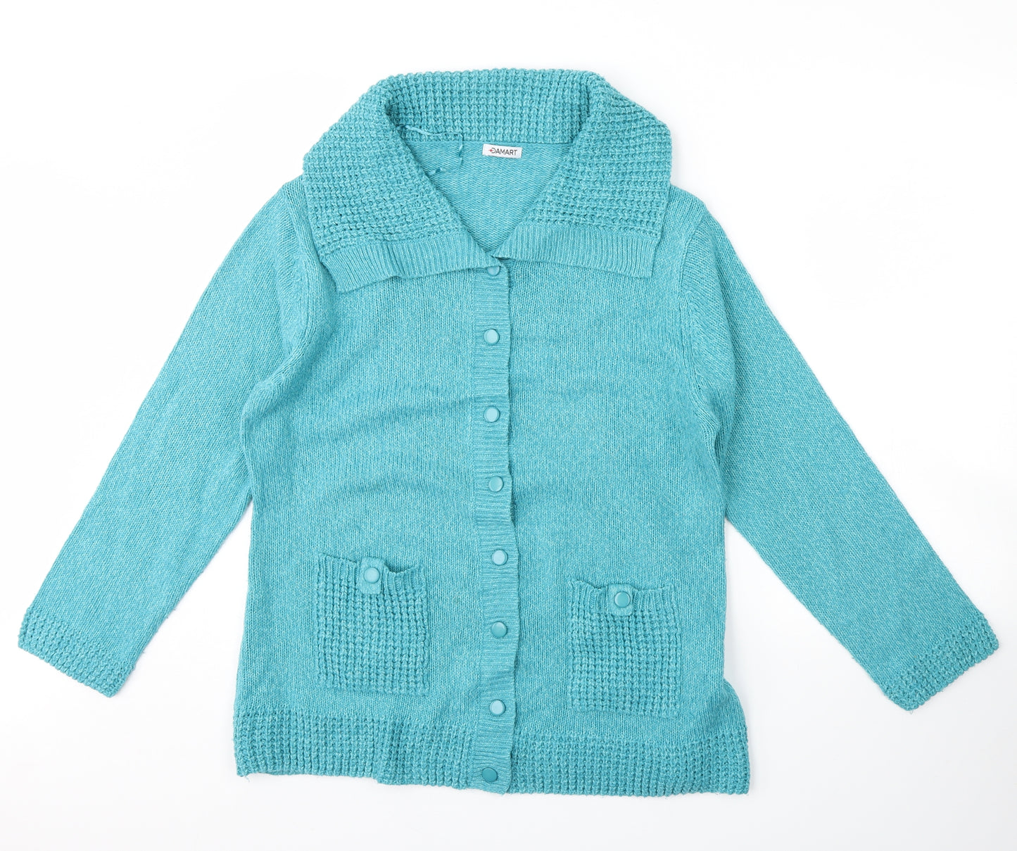 Damart Womens Green   Cardigan Jumper Size 18
