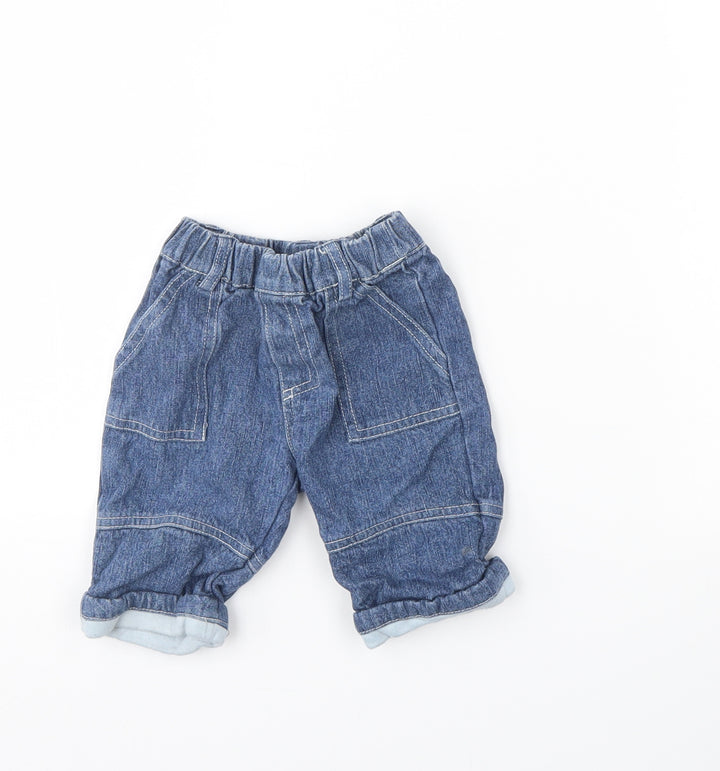 Jac Baby Baby Blue Denim Capri Jeans Size 3-6 Months