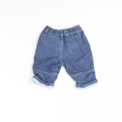 Jac Baby Baby Blue  Denim Capri Jeans Size 3-6 Months