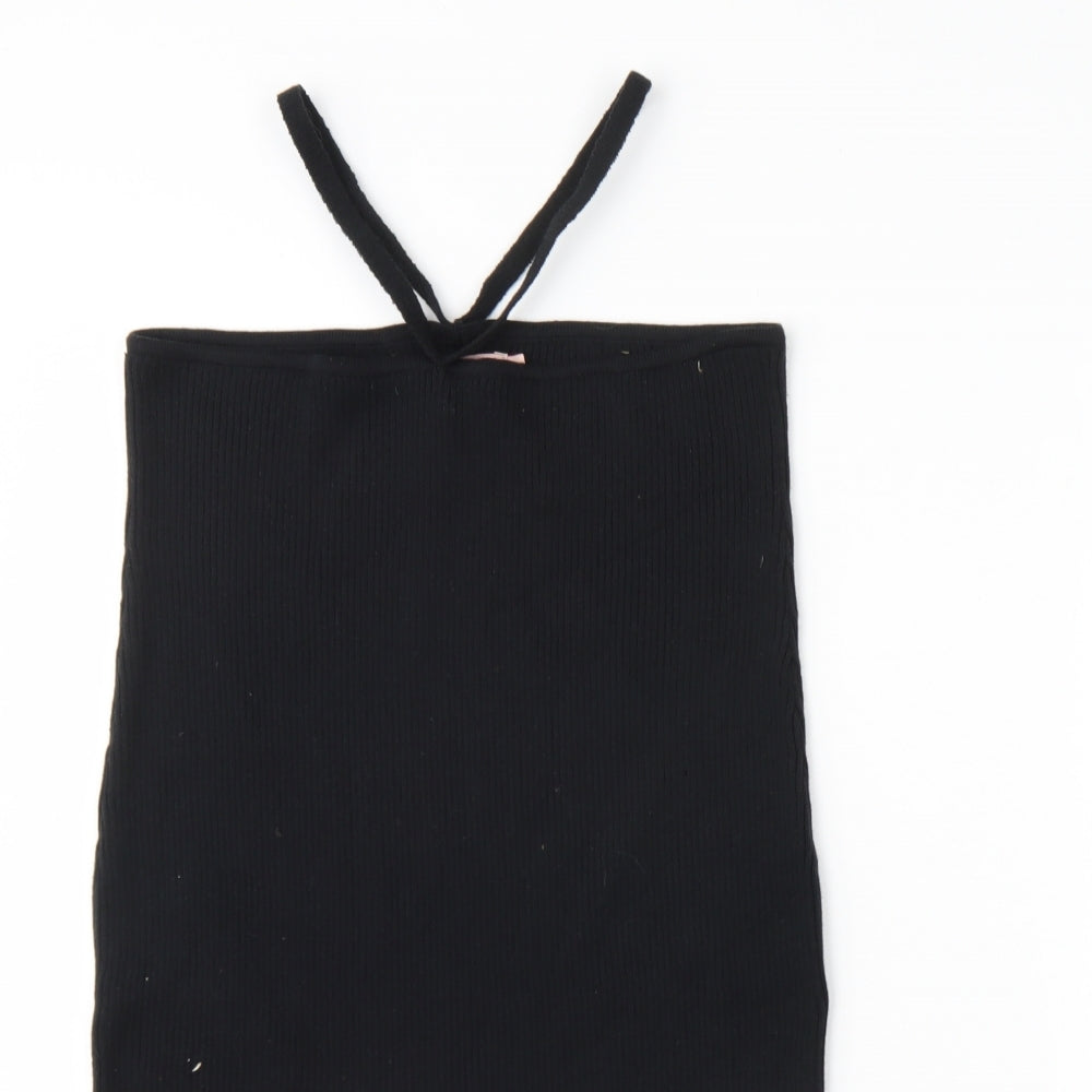 Misspap Womens Black   Bodycon  Size 14