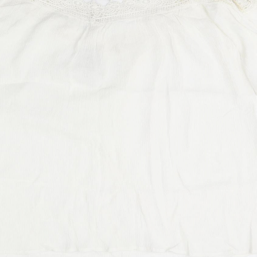 Pep & co Womens White   Basic Blouse Size 12