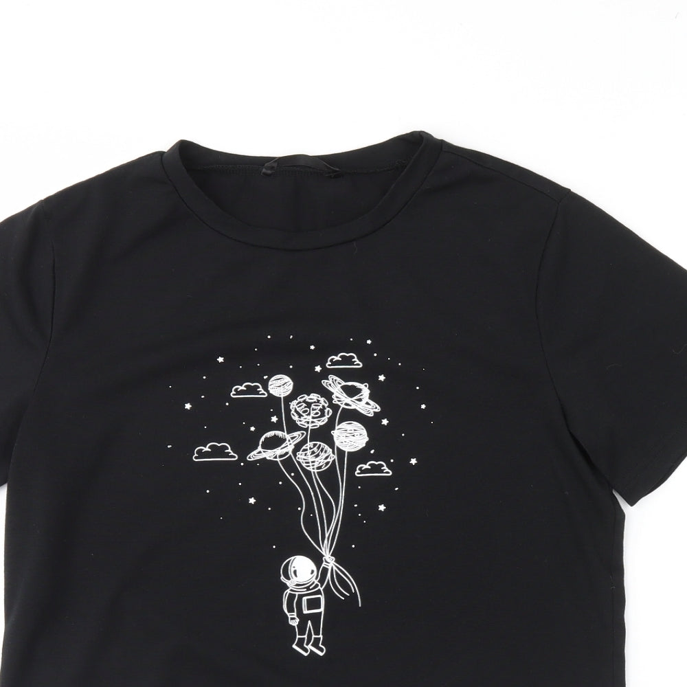 SheIn Womens Black   Basic T-Shirt Size XS