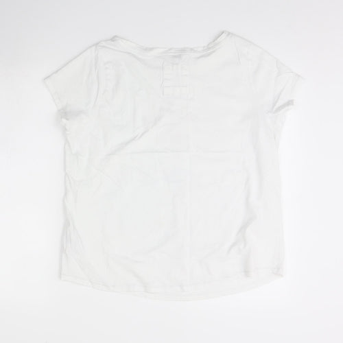 Lounge & Sleep Womens White Solid  Cami Pyjama Top Size 16