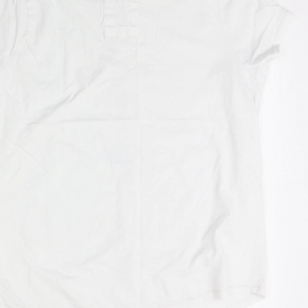 Lounge & Sleep Womens White Solid  Cami Pyjama Top Size 16