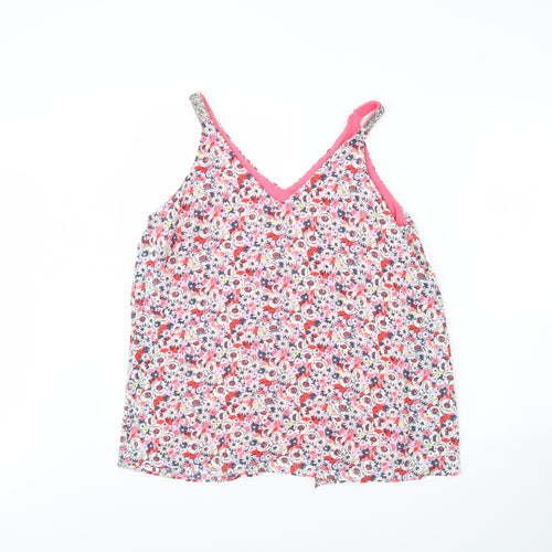 NEXT Womens Pink Floral  Basic Tank Size 16