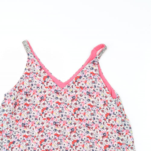 NEXT Womens Pink Floral  Basic Tank Size 16