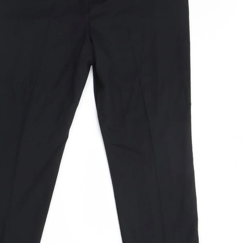 George Womens Black   Dress Pants Trousers Size 16 L30 in