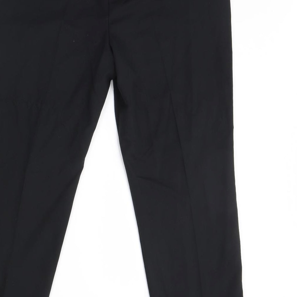 George Womens Black   Dress Pants Trousers Size 16 L30 in