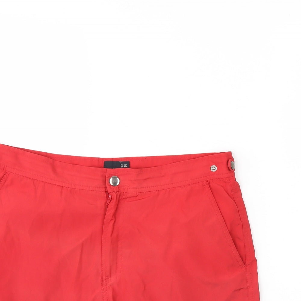 ASOS Mens Red   Sweat Shorts Size 32 - Swimming