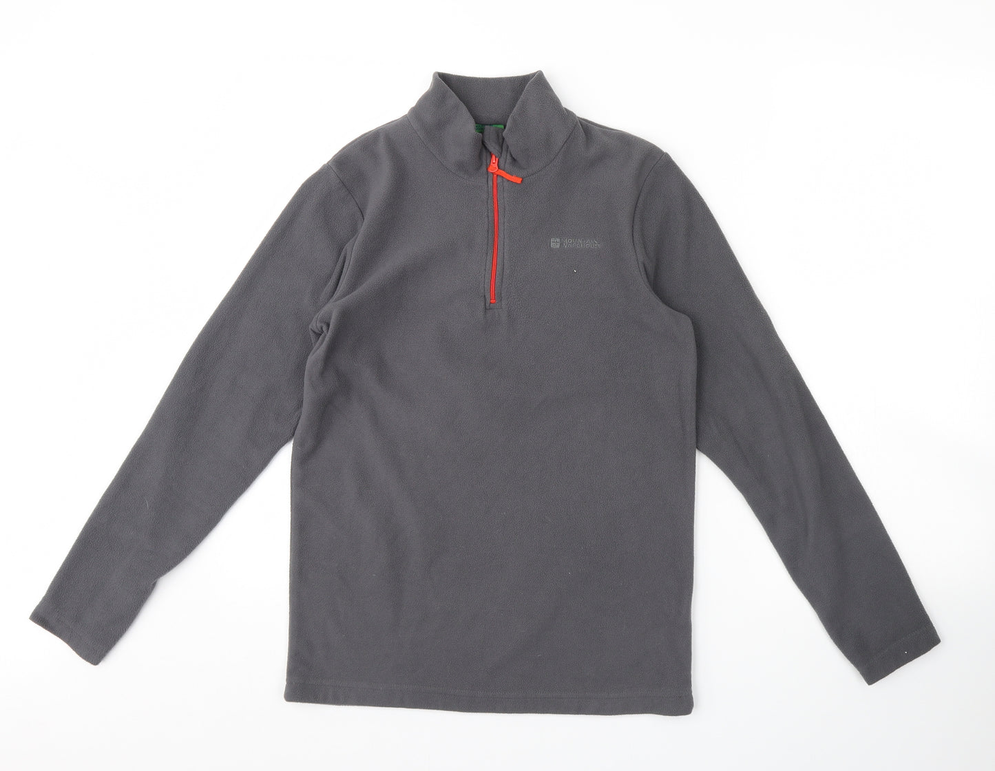 Mountain Warehouse Boys Grey  Fleece Henley Jumper Size 13 Years