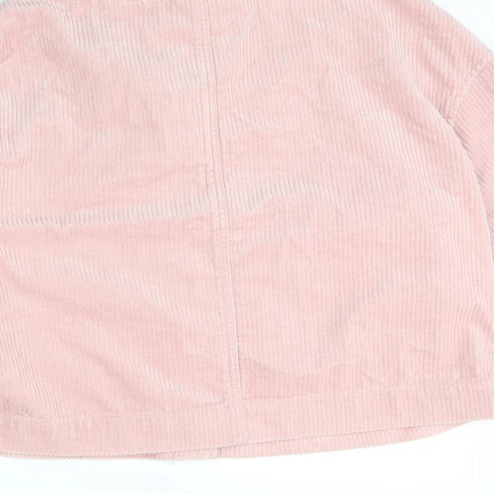 H&M Womens Pink  Corduroy Jacket  Size S
