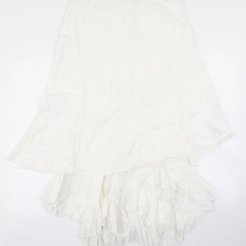Fuego Womens White   Peasant Skirt Size 16