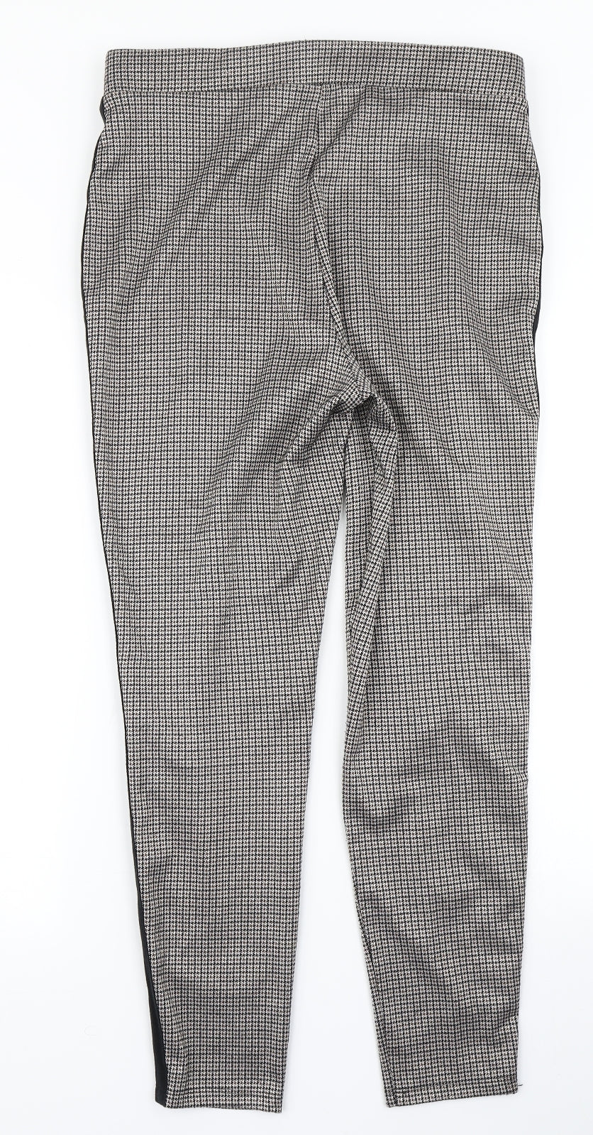 Papaya Womens Brown Houndstooth  Carpenter Leggings Size 14 L26 in