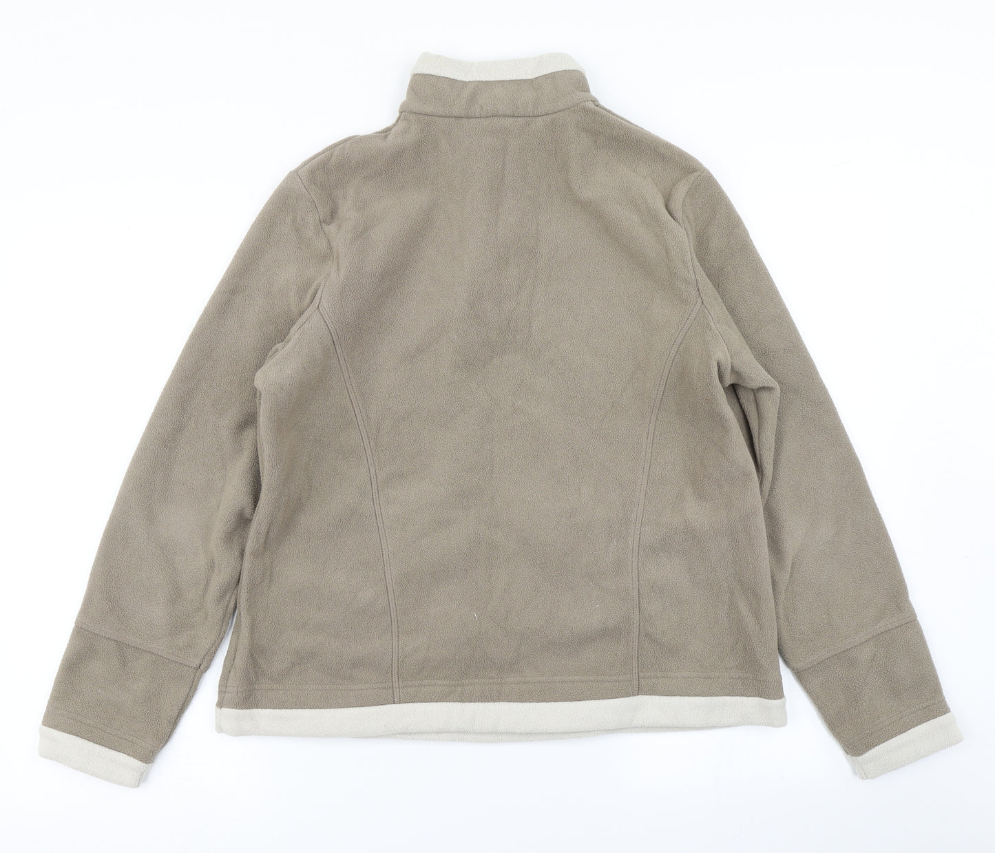 MArks & Spencer Womens Brown  Fleece Pullover Sweatshirt Size 14